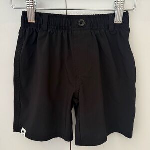 George Hats Black Hybrid Walk Shorts 5-6y